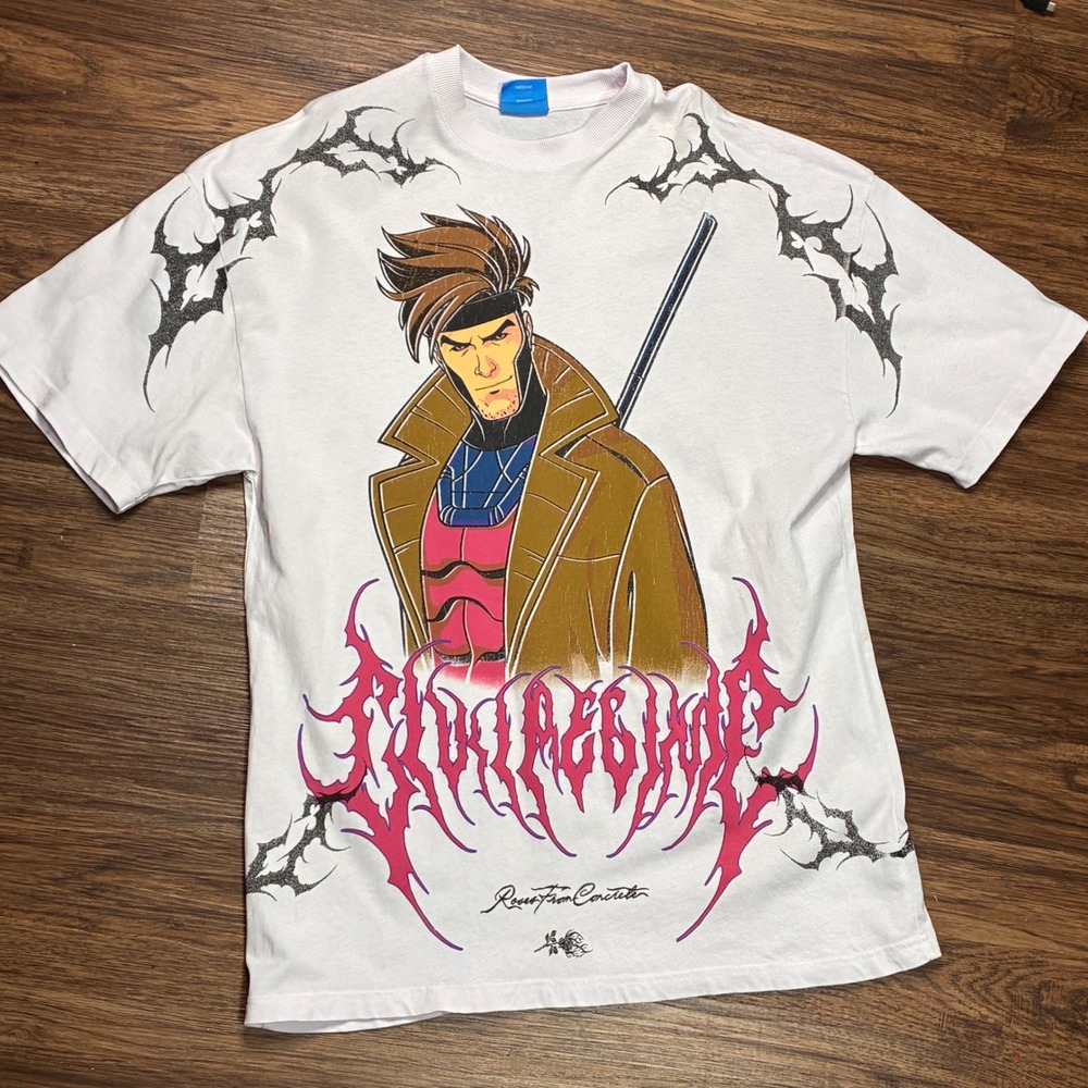 Civil Regime x Marvel X-Men '97 Gambit Roses From Concrete T Shirt Men's M